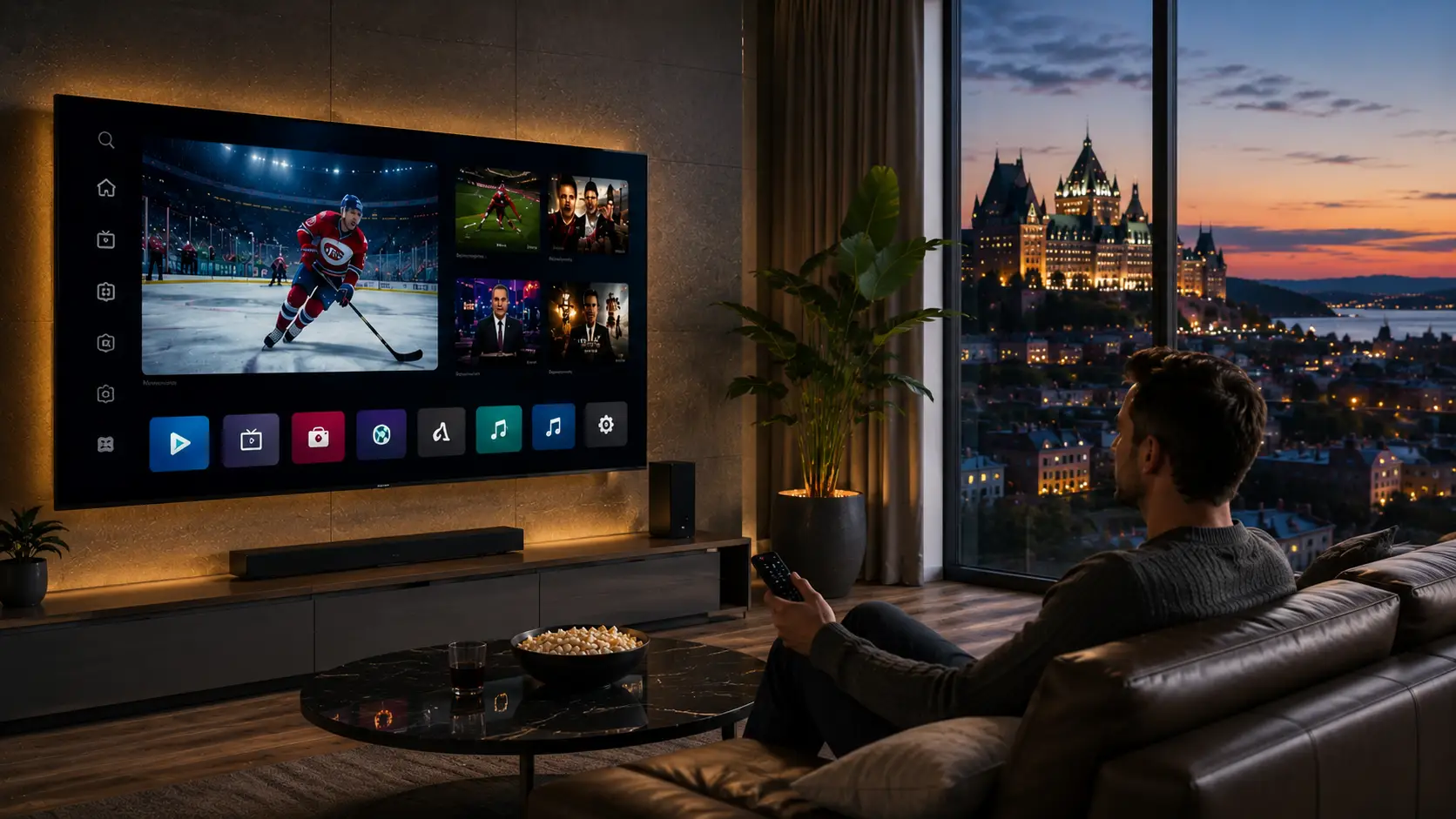 Abonnement IPTV Quebec plans for live TV sports and entertainment
