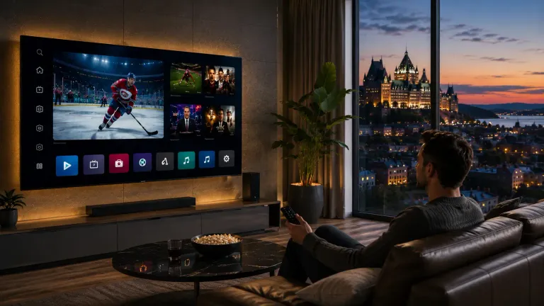 Abonnement IPTV Quebec plans for live TV sports and entertainment