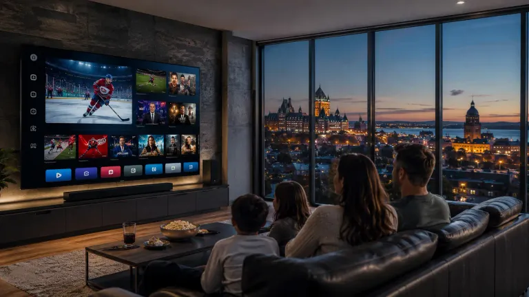 IPTV Quebec services for live TV, sports and movies in Canada